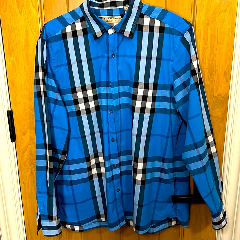 Men’s Burberry Button Down Shirt XL